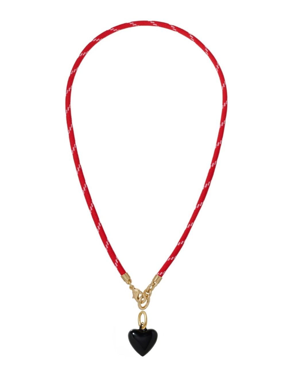 Roxanne Assoulin The Happy
Cord
Charm Necklace Red Cord
Black Heart